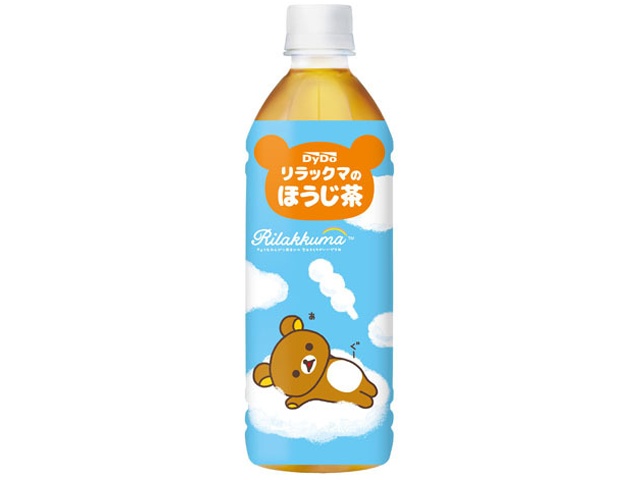 Dydo Rilakkuma Hojicha P 500ml [This Month's Special Drink] Special Order Item [Purchase Quantity: 24]