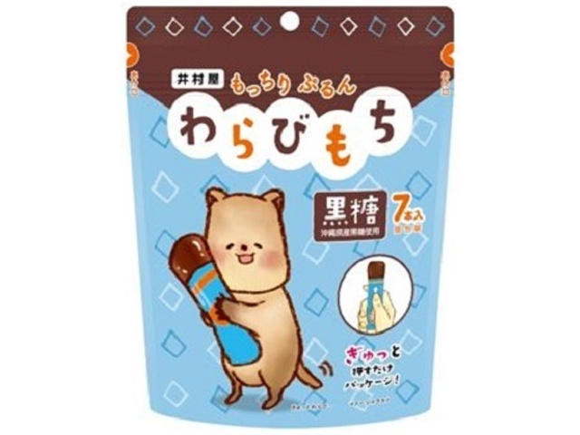 Imuraya Mochiri Purun Warabimochi Brown Sugar 7 pieces  [Purchase 8 pieces]