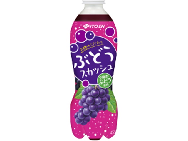 Ito En Two Kinds of Special Grape Squash P 450ml  [Purchase Quantity: 24]