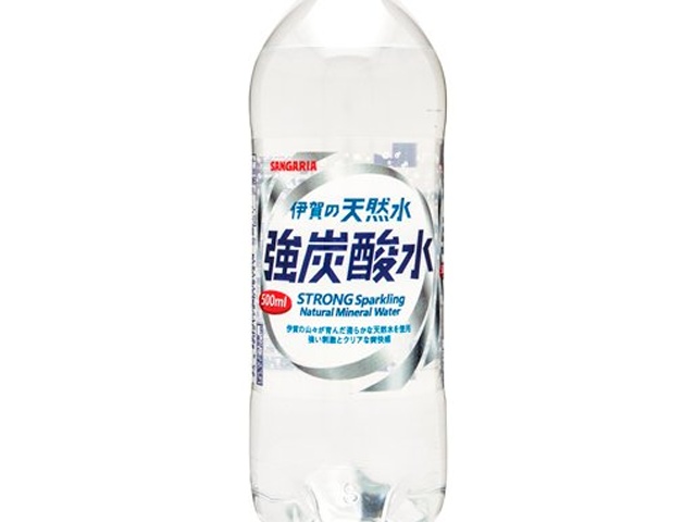 Sangaria Iga Natural Mineral Water, Strong Carbonated Water, 500ml (Pack of 24)