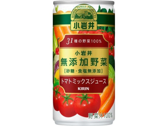Koiwai Additive-Free 100% Vegetables with 31 Varieties, 190g Can (Special Order Item) [Purchase Quantity: 30]