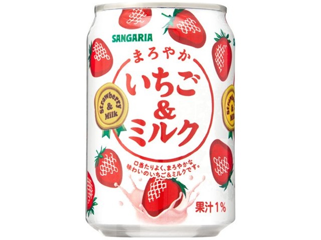 Sangaria Mellow Strawberry & Milk Can 275g (Special Order Item) [Purchase Quantity: 24]
