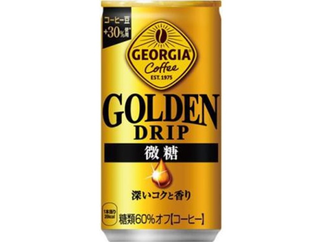 Georgia Golden Drip Lightly Sweetened Drink, 185g [This Month's Special]  [Purchase 30]