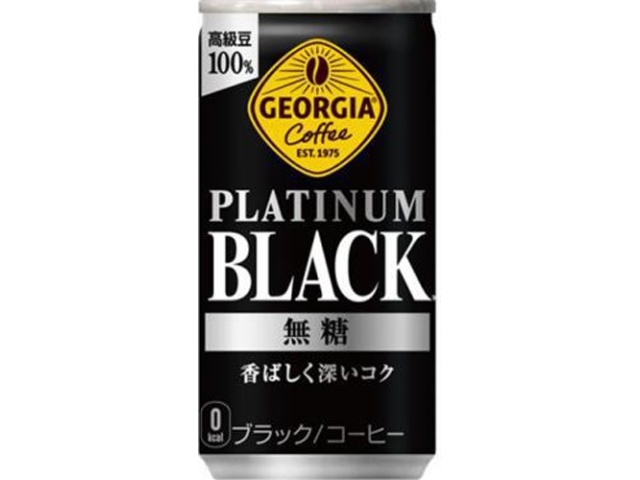 Georgia Platinum Black 185g [This Month's Special Drinking Water]  [Purchase 30]