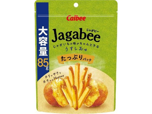 Calbee Jagabee Lightly Salted Rice Crackers, 85g (Special Order Item) [Purchase 12]