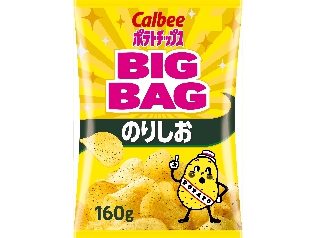 Calbee Big Bag Nori Shio 160g (Special Order Item) [Purchase 12]
