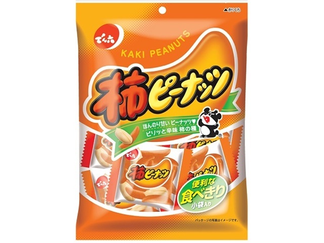 Denroku Persimmon Peanuts, 130g (Special Order Item) [Purchase Quantity: 24]