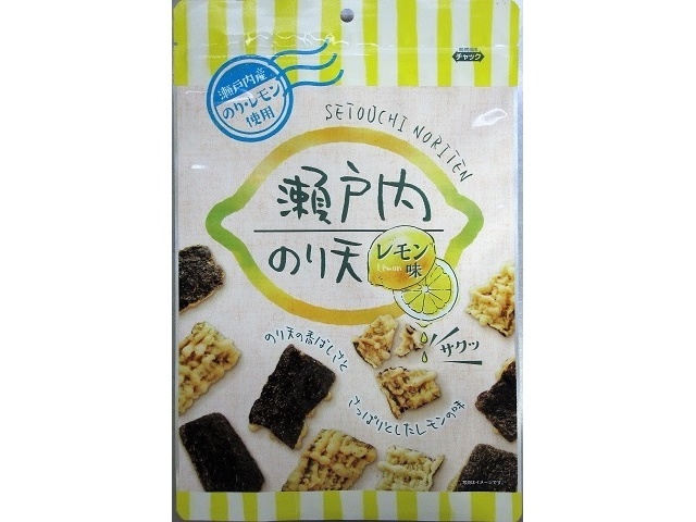 Kuji Foods Setouchi Nori Tempura, Lemon Flavor, 60g (Pack of 12)