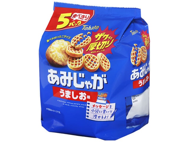 Tohato 5P Amijaga Umashio Flavor 15g x 5 bags (Purchase 12 bags)