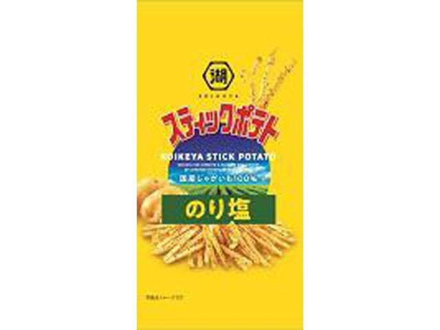 Koikeya Stick Potatoes, Seaweed Salt Slim Bag, 34g (Purchase 6)