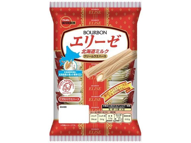 Bourbon Elise Hokkaido Milk 16 bottles  [Purchase quantity: 12]