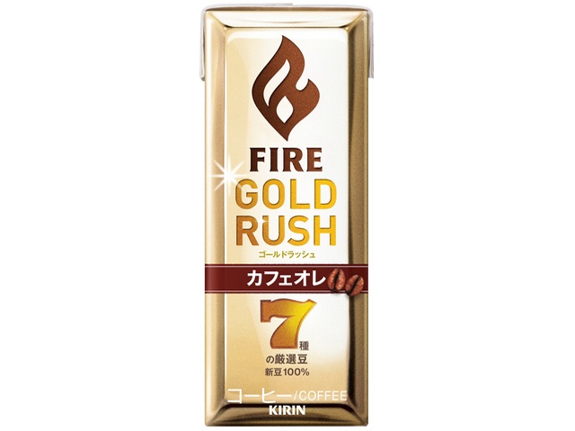 Fire Gold Rush Cafe au Lait Paper 200ml (Special Order Item) [Purchase Quantity: 24]