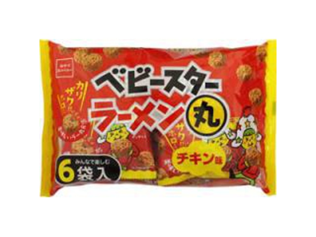 Oyatsu Company Ramen Maru Chicken Flavor (6 packets) [This Month's Special Offer] Special Order Item [Purchase Quantity: 15]