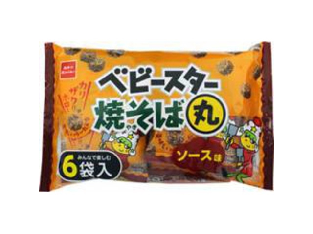 Oyatsu Company Yakisoba Maru Sauce Flavor, 6-pack (Special Order Item) [Purchase Quantity: 15]
