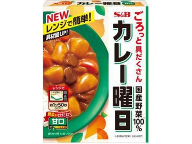 S&B Curry Day, Sweet, 230g (Special Order Item) [Purchase 30]