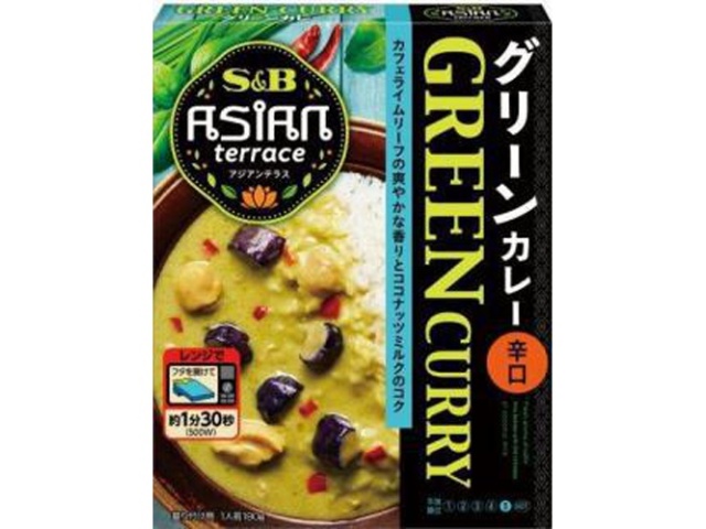 S&B Asian Terrace Green Curry, Spicy (Special Order Item) [Purchase Quantity: 36]