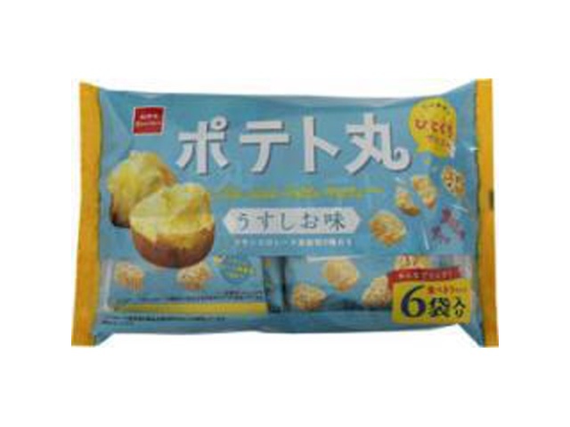 Oyatsu Company Potato Maru, Lightly Salted, 6-pack [This Month's Special Offer] Special Order Item [Purchase Quantity: 15]
