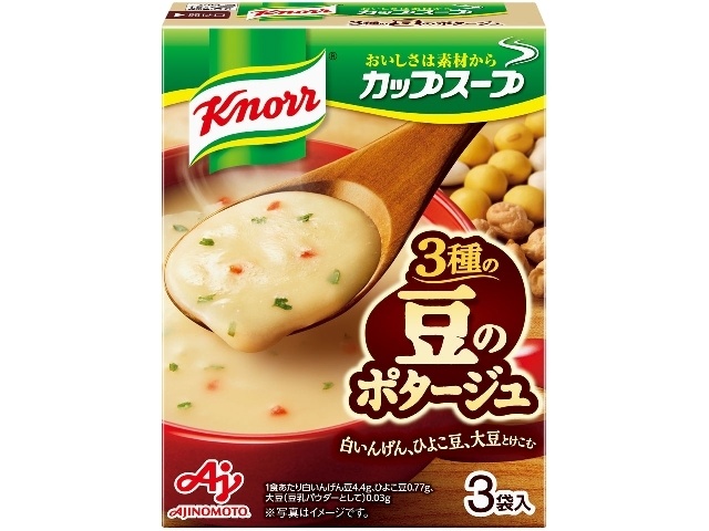 Knorr Cup Soup Bean Potage, 3 packets (Purchase of 10)