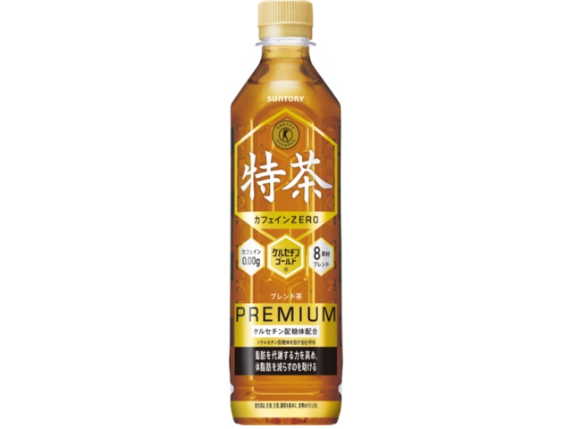 Suntory Tokucha Caffeine Zero P500ml (Pack of 24)