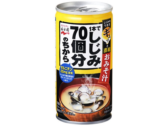 Nagatanien 70 Shijimi Clams in Miso Soup, 190g (30 cans)