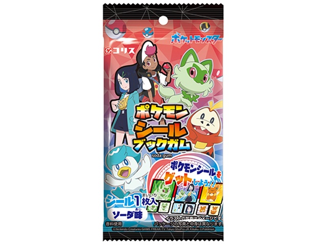 Coris Pokemon Sticker Book Gum  [Purchase Quantity: 15]