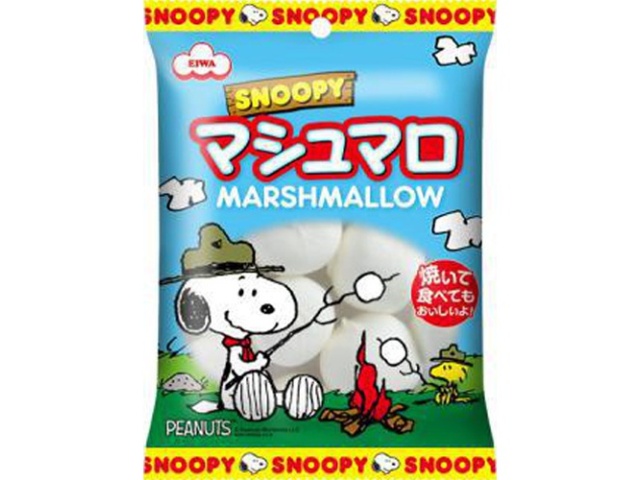 EIWA Snoopy Big Marshmallows, 65g (Special Order Item) [Purchase 24]