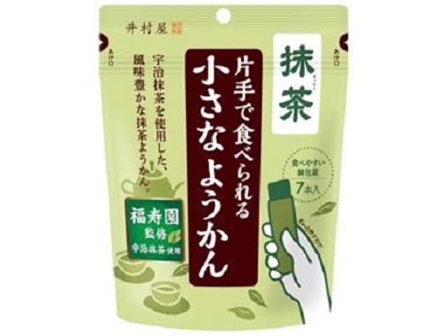 Imuraya Small Matcha Yokan (Can be Eaten with One Hand) - 7 pieces (Purchase 16 pieces)