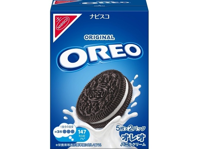 Oreo Vanilla Cream (5 pieces x 2 packs)  [Purchase quantity: 12]