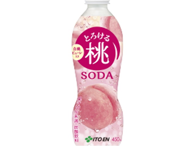 Ito En Melty Peach Soda P450ml (Special Order Item) [Purchase Quantity: 24]