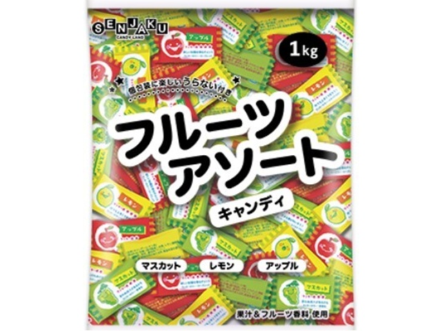 Senjakuame Fruit Assorted Candy, 1kg [Limited Quantity]  [Purchase 1]