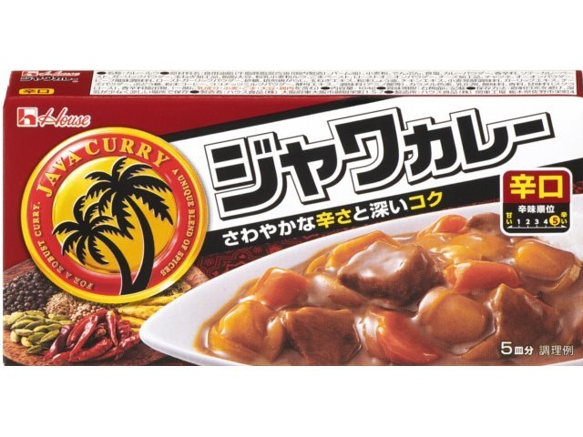 House Foods Java Curry, Spicy, 104g (Special Order Item) [Purchase Quantity: 120]