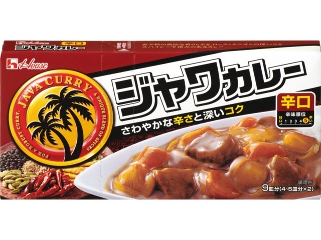 House Foods Java Curry, Spicy, 185g (Pack of 10)