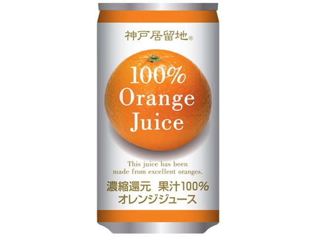 Kobe Foreign Settlement 100% Orange Can 185g (Special Order Item) [Purchase Quantity: 30]
