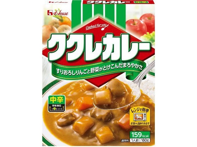 House Foods Kukure Curry, Medium Spicy, 180g (Pack of 10)