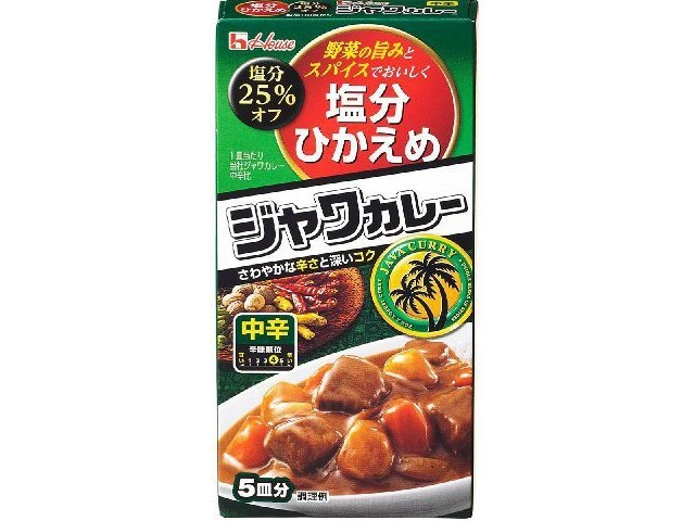 House Foods Low-Sodium Jiwa Curry, Medium Spicy, 120g (Special Order Item) [Purchase Quantity: 120]