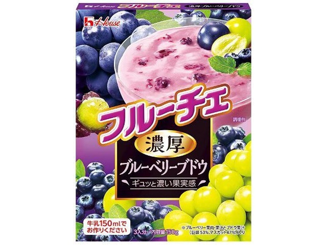 House Foods Fruche Rich Blueberry Grape, 150g (Special Order Item) [Purchase Quantity: 60]