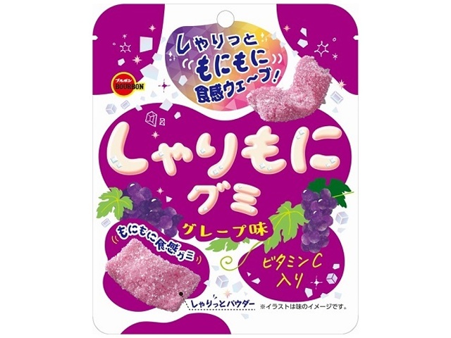 Bourbon Sharimo Gummy Grape Flavor, 57g (Special Order Item) [Purchase Quantity: 120]