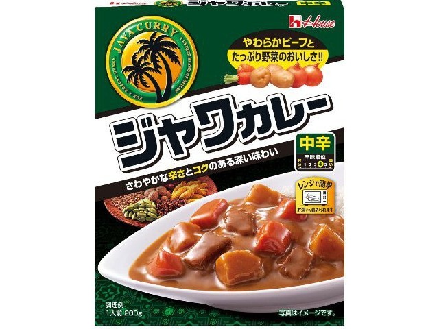 House Foods Retort Java Curry, Medium Spicy, 200g (Special Order Item) [Purchase Quantity: 60]