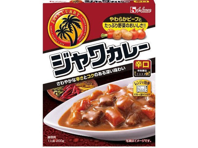 House Foods Retort Java Curry, Hot, 200g (Special Order Item) [Purchase Quantity: 60]