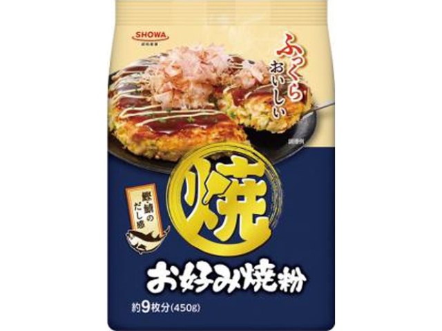 Showa Okonomiyaki Flour, 450g [This Month's Special Sale] [Made-to-Order Item] [Purchase Quantity: 24]