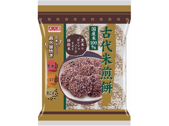 Tennoya Ancient Rice Rice Crackers, 10 pieces [Purchase Quantity: 12]