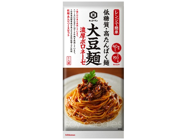 Kikkoman Soy Noodles, Rich Bolognese, 120g (Special Order Item) [Purchase Quantity: 40]