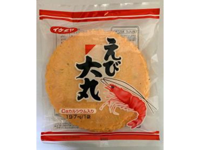 Ikedaya Confectionery Shrimp Daimaru 4 pieces [Purchase quantity: 20]