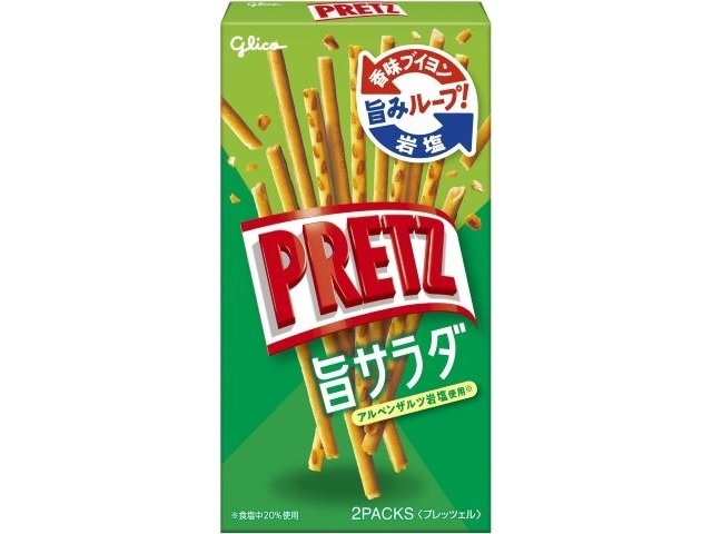 Glico Pretz Uma Salad (2 bags)  [Purchase 10]