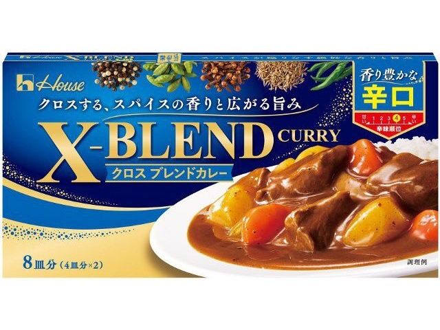 House Foods Cross Blend Curry, Hot, 140g (Special Order Item) [Purchase Quantity: 60]