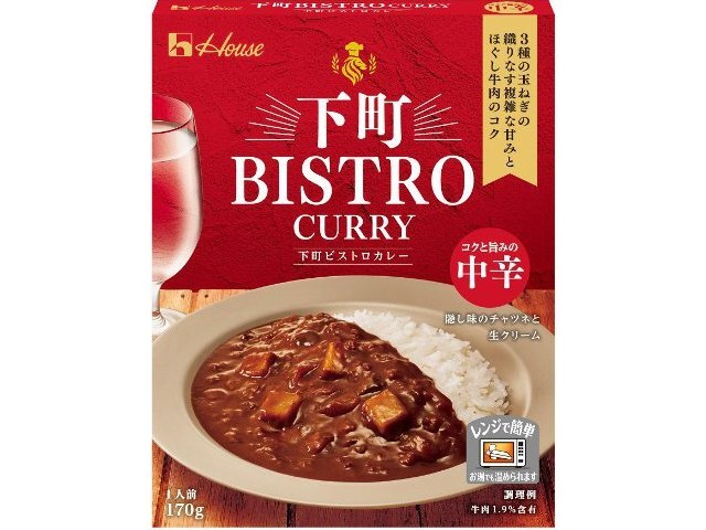 House Foods Shitamachi Bistro Curry, Medium Spicy, 170g (Special Order Item) [Purchase 60]