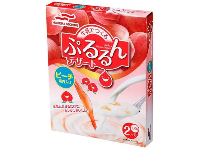 Maruha Nichiro Purururun Dessert Peach with Pulp, 100g (Special Order Item) [Purchase 50]