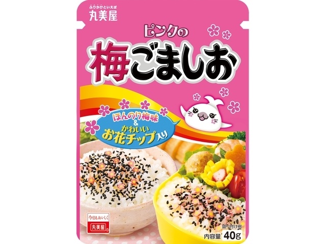 Marumiya Pink Plum Sesame Salt, 40g (Special Order Item) [Purchase Quantity: 120]