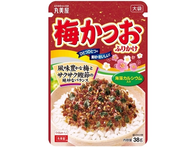 Marumiya Plum and Bonito Furikake (Large Bag, 38g) [Made-to-Order Item] [Purchase Quantity: 80]