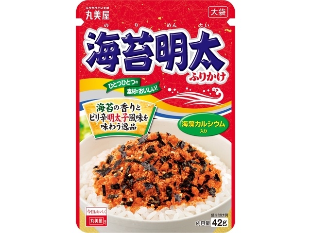 Marumiya Nori Mentaiko Furikake (Seaweed and Cod Roe Seasoning), Large Bag, 42g (Special Order Item) [Purchase Quantity: 80]